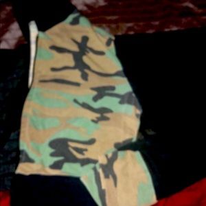 Camp crop hooded jacket